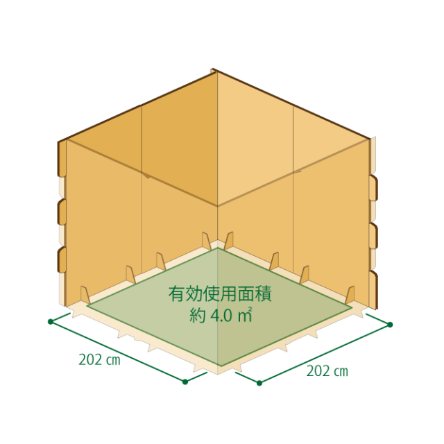 災害パーテーション寸法